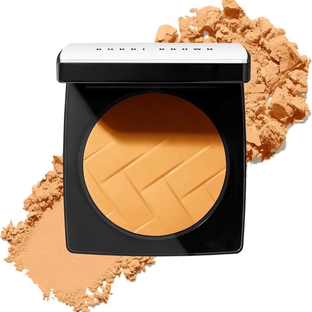 NIB BOBBI BROWN Vitamin Enriched Pressed Powder Compact PEACH Full Size $55